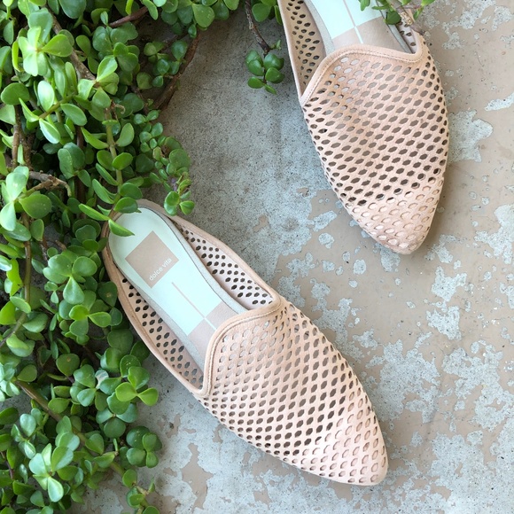 Dolce Vita Shoes - Dolce Vita Suede Leather Laser Cut Mules Flats